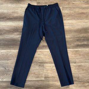 Blue Slim Fit and Dress Trousers
